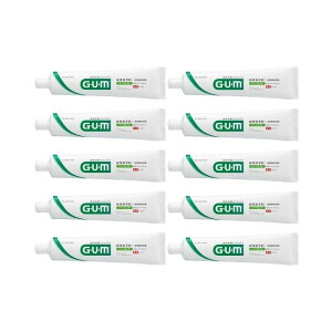 【マラソン中 P5倍】 【10セット】 ガム ペースト 箱 155g 薬用ハミガキ 歯磨き粉 はみがき 就寝前 歯 歯ぐき 口臭 臭い デンタルケア サンスター GUM 医薬部外品