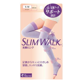 スリムウォーク 美脚ロング S～MサイズSLIMWALK 着圧 インナー 美脚 レッグケア 就寝 お休み用 すっきり ひきしめ 寝ながら レギンス ソックス