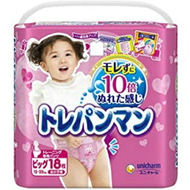 【2個セット】 おむつ トレパンマン 女の子用 ビッグサイズ 18枚入り×2セット トレーニングパンツ オムツ パンツ 紙おむつ 紙オムツ 赤ちゃん ユニチャーム