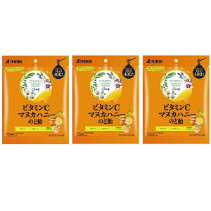 【3セット】 浅田飴 ビタミンCマヌカハニーのど飴 60g おすすめのど飴 のど潤い 健康のど飴 マヌカハニー ビタミンC ハーブ のど スッキリ 乾燥対策 あめ キャンディー アメ 浅田あめ