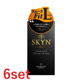 【6セット】 SKYN スキン オリジナル アイアール ラージ 10個入り コンドーム ゴム 避妊具 避妊用品 スキン 男性
