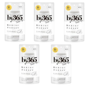 �y5�Z�b�g�z by365 �p�E�_���[UV�N���[�� �g�[���A�b�v 60g �i���X���ϕi �o�C�T�����N�S SPF50+ PA++++ ���Ă��~�� �� �E�H�[�^�[�v���[�t �� ���炾 ���ω��n �ь��J�o�[ CICA �V�~ ���΂������{��