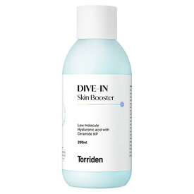 Torriden トリデン ダイブイン スキンブースター 200ml 導入 化粧水 韓国 5D ヒアルロン酸 3秒 ハリ ツヤ 敏感肌 簡単 ケア 自宅 さっぱり 潤い 美肌 人気 スキンケア 肌荒れ 植物由来 しっとり 爽やか 正規品 ファヘ