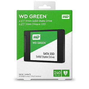 【マラソン中 P5倍】 Western Digital WD GREEN SSD 240GB WDS240G2G0A ウエスタンデジタル 2.5インチ SATA