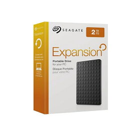 【マラソン中 P5倍】 SEAGATE Expansion 外部HDD 2TB ポータブルハードディスク シーゲート テレビ対応 STEA2000400