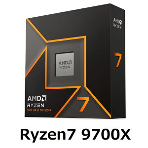 AMD Ryzen 7 9700X BOX CPU 3.8GHz 8RA 65W fXNgbv vZbT[ p\R PC BPO sAi