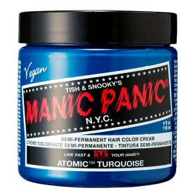 【マラソン中 P5倍】 MANIC PANIC マニックパニック ヘアカラー アトミックターコイズ Atomic Turquoise 118ml ヘアカラークリーム サロン専売品 MC11002