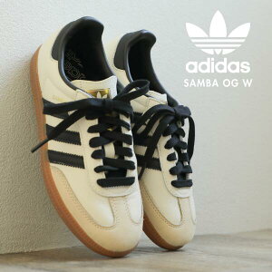 adidas アディダス サンバ レディース SAMBA OG W スニーカー ローカット レースアップ 天然皮革 ID0478 ベージュ ブラック