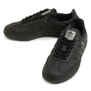 adidas アディダス サンバ SAMBA OG W KI6265 レディース メンズ ユニセックス スニーカー ローカット レースアップ ブラック シルバー ラメ メタリック