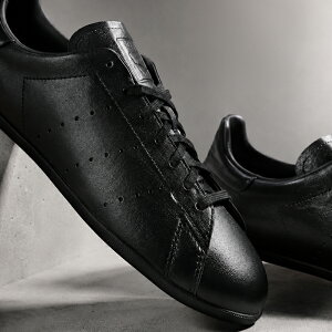 adidas �A�f�B�_�X �X�^���X�~�X ���[�v�� STAN SMITH LO PRO W JR6010 ���f�B�[�X �X�j�[�J�[ BLACK/BLACK �u���b�N