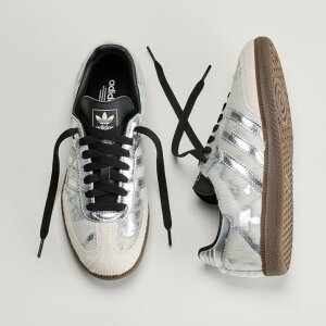 adidas Originals �A�f�B�_�X �X�j�[�J�[ ���f�B�[�X �I���W�i���X SAMBA OG W KJ2314 �N���[���z���C�g �V���o�[ Cream White Silver Metallic Core Black �n���R