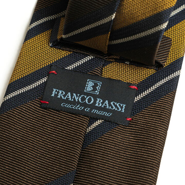 楽天市場】フランコバッシ franco bassi ネクタイ レジメンタル シルク  