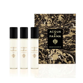 アクアディパルマ ACQUA di PARMA HOLIDAY COLLECTION ホリデーコレクション シグネチャー SIGUNATURES OF THE SUN TRIO 香水 フレグランス DISCOVERYSET LILY OF THE VALLEY YUZU OSMANTHUS 12ml×3