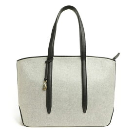 【返品不可】ETiAM エティアム トート バック キャンバス レザー シュリンク ファスナー Flexi OAK オーク BLACK/BLACK ブラック