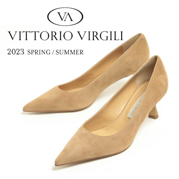 楽天市場】VITTORIO VIRGILI ヴィットリオヴィルジリ パンプス ミドル 