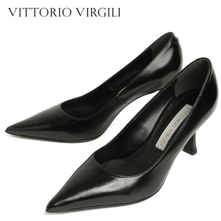 楽天市場】VITTORIO VIRGILI ヴィットリオヴィルジリ パンプス ミドル 
