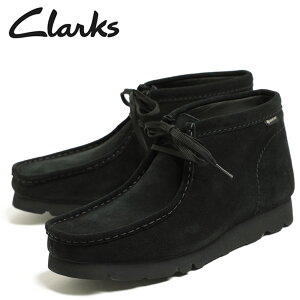 Clarks N[NX Wallabee Boots GTX r[ u[c SAebNX U[ XG[h o[\[ h 26173318 ~hJbg [XAbv Vibram\[ BLACK SUEDE ubN DARK BROWN SUEDE _[NuE