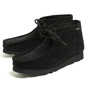 Clarks N[NX Wallabee Boots GTX r[ u[c fB[X SAebNX U[ XG[h o[\[ h 26173318 ~hJbg [XAbv Vibram\[ BLACK SUEDE ubN