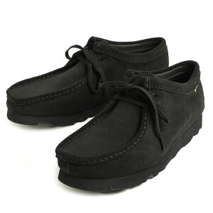 Clarks N[NX Wallabee GTX r[ fB[X SAebNX XG[h o[\[ h 26149449 [Jbg [XAbv Vibram\[ BLACK ubN