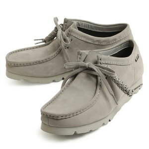 Clarks N[NX Wallabee GTX r[ Y SAebNX XG[h kobN o[\[ h 26149449 26180662 [Jbg [XAbv Vibram\[ BLACK ubN GREY NUBUCK O[