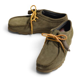 Clarks クラークス Wallabee GTX ワラビー メンズ ゴアテックス スエード ヌバック ラバーソール 防水 26149449 26180662 ローカット レースアップ Vibramソール BLACK ブラック GREY NUBUCK グレー DARK OLIVE ダークオリーブ