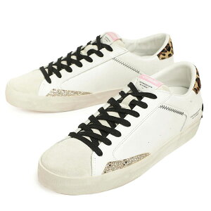 yԕiszCRIME LONDON NCh Xj[J[ fB[X U[ XG[h t@[ Ob^[ [Jbg [XAbv DISTRESSED 27000PP6 WHITE/LEOPARD zCg Ip[h