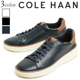 COLE HAAN コールハーン スニーカー メンズ シューズ レザー ローカット レースアップ グランドプロ トップスピン GRANDPRO TOPSPIN C35573 ホワイト C36412 ブラック C37158 ネイビー ブラウン