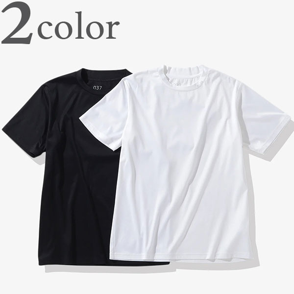 K-3B ケースリービー 037-W 高級綿コーコラン スムースコットン クルーネック Tシャツ カットソー BLK ブラック WH ホワイト