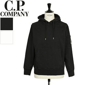 シーピーカンパニー C.P.COMPANY パーカー スウェット メンズ コットン フーディー ロゴレンズ ライトフリース 16CMSS099A 110044G Cotton Diagonal Fleece Lens Hoodie GAUZE WHITE ホワイト CPCOMPANY GAUZE WHITE(ホワイト) BLACK(ブラック)