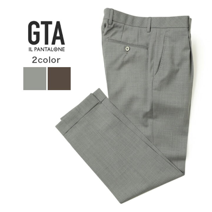 楽天市場】GTA ジーティーアー パンツ メンズ スラックス ワンプリーツ 