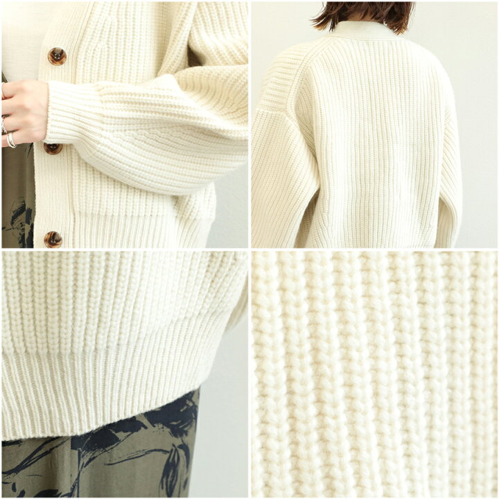 楽天市場】SACRA サクラ レディース カーディガン ニット リブ 