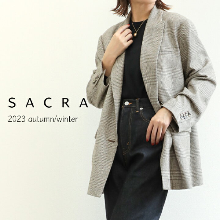 楽天市場】SACRA サクラ レディース ジャケット テーラード ダブル  