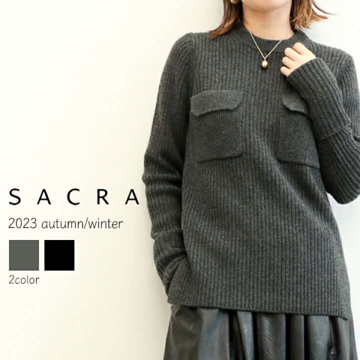 楽天市場】SACRA サクラ レディース カットソー プルオーバー クルー 