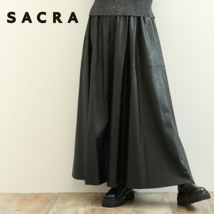 楽天市場】SACRA サクラ レディース スカート ロング フレア プリーツ 