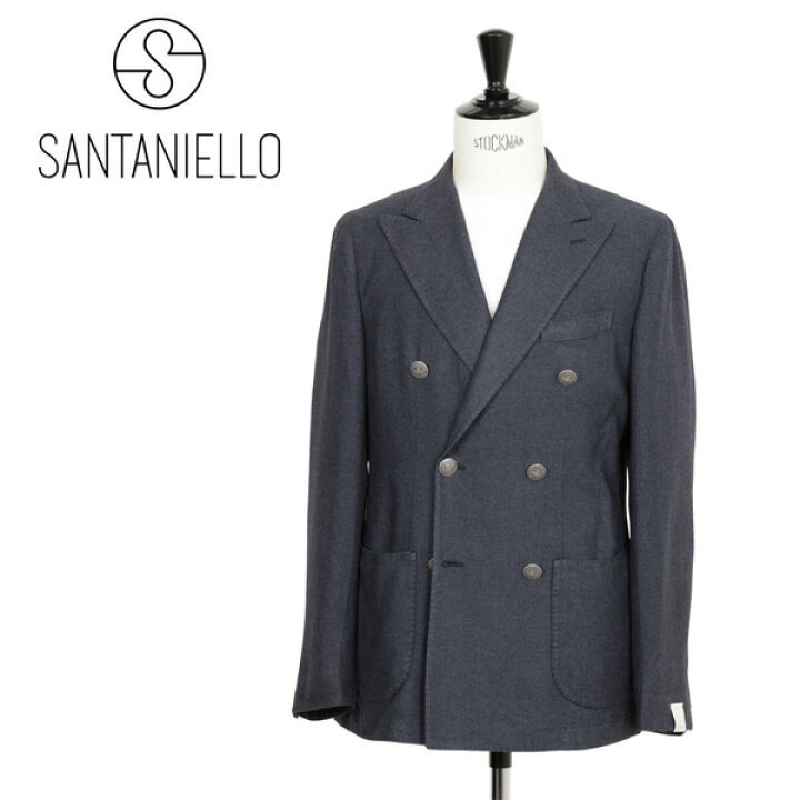 楽天市場】SANTANIELLO サンタニエッロ ジャケット メンズ ダブル 6B 