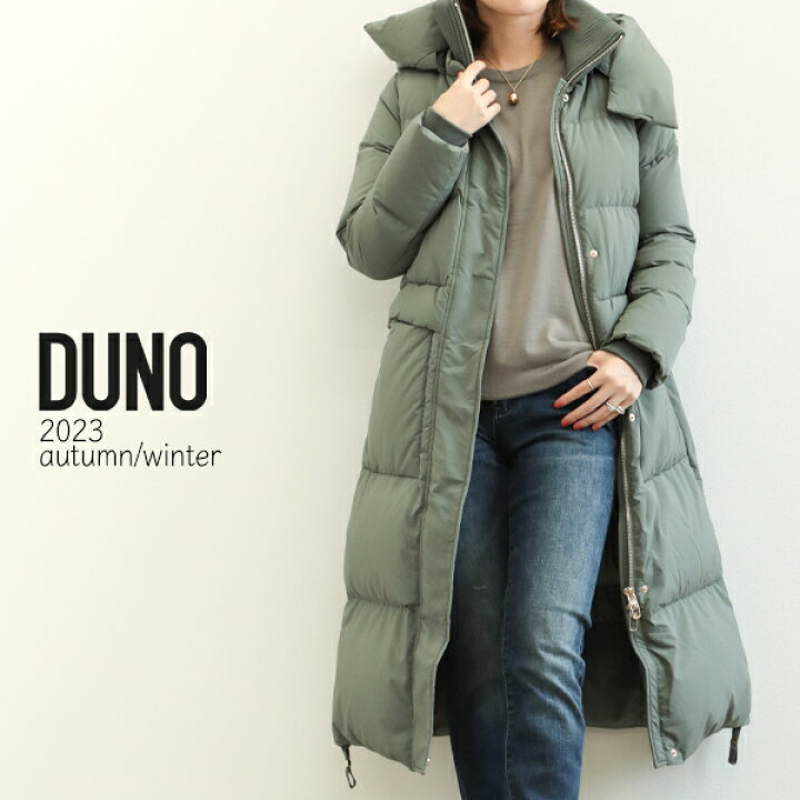楽天市場】DUNO デュノ レディース ダウン コート パーカー ロング丈 