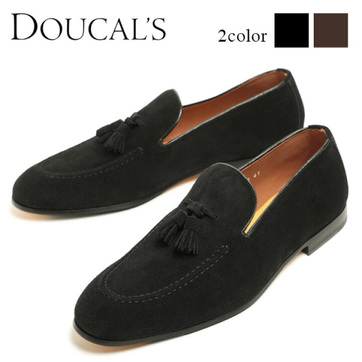 楽天市場】デュカルス DOUCALS ローファー タッセル スエード カーフ U  