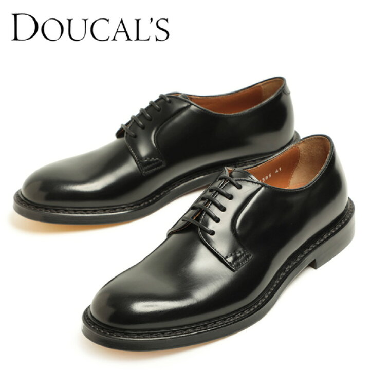 楽天市場】デュカルス DOUCALS ダービーシューズ レザー カーフ ガラス  