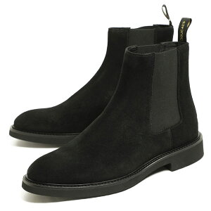 【ファッションディレクター干場義雅氏別注モデル!】【返品不可】デュカルス DOUCALS ブーツ サイドゴア スエード カーフ EVA DU3239 NN00 NERO ブラック TM23 T.MORO ダークブラウン