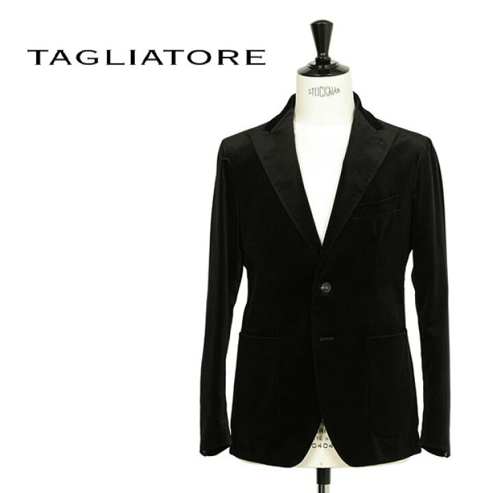 TAGLIATORE タリアトーレ ベルベットテーラードジャケット ベロア 48 