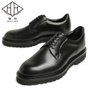 【返品不可】WH ダブルエイチ ヒロシツボウチ×干場義雅 プレーントゥ シューズ フンシャル カーフ Sソール WHSS-0001 BLK ブラック