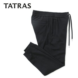 【干場義雅×菅原靴店別注モデル】TATRAS タトラス ジョガーパンツ メンズ コットン 裏毛 ウールカシミヤ MJXA0723103278 PICCPLO ダークネイビー D.NAVY