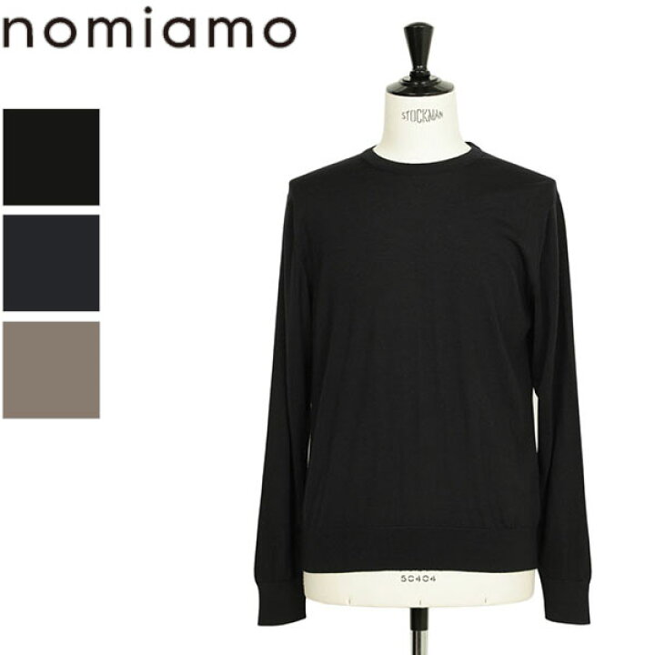楽天市場】nomiamo ノミアモ ニット クルーネック 長袖 プルオーバー 