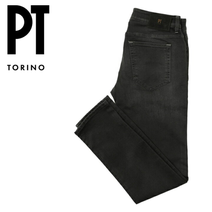 美品PTピーティー デニム ブラックデニム干場モデル pt torino swing 