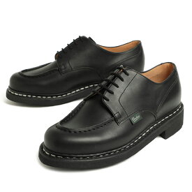 PARABOOT CHAMBORD 710709 パラブーツ シャンボード メンズ シューズ レザー カーフ NOIR ブラック 黒 Uチップ ノルウィージャンウエルト