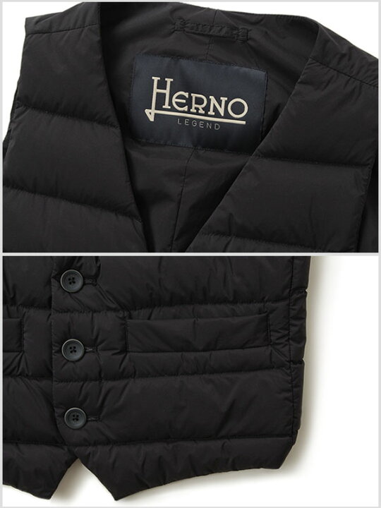楽天市場】【国内正規品】HERNO ヘルノ ダウンベスト インナー 