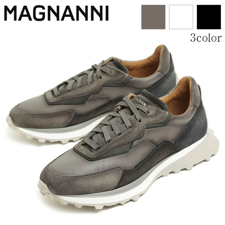 楽天市場】MAGNANNI マグナーニ メンズ 靴 スニーカー ローカット 