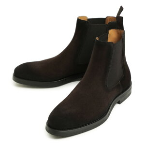 MAGNANNI マグナーニ メンズ ブーツ サイドゴア プレーントゥ スエード カーフ ボロネーゼ ラバ?ソール 25559 BLACK ブラック パティーヌ仕上げ