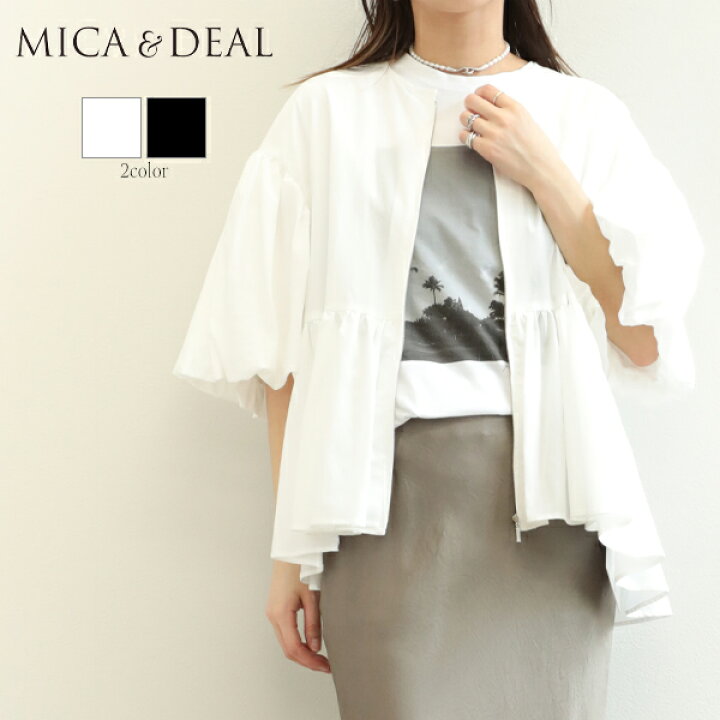 楽天市場】MICA&DEAL マイカアンドディール ペプラム ブラウス 