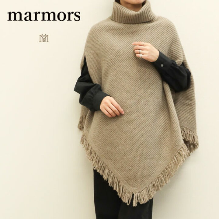 楽天市場】marmors マルモア レディース ニット ポンチョ ウール 